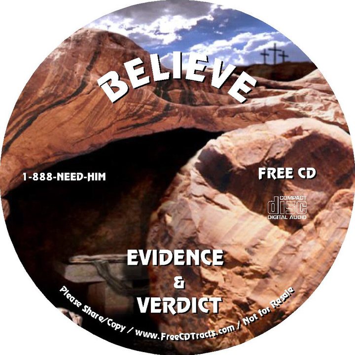 CD label: Believe - Evidence & Verdict