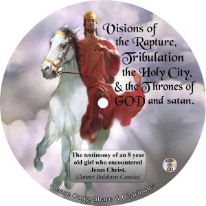 CD label: Visions of the Rapture, Tribulation, the Holy City, & Thrones of God